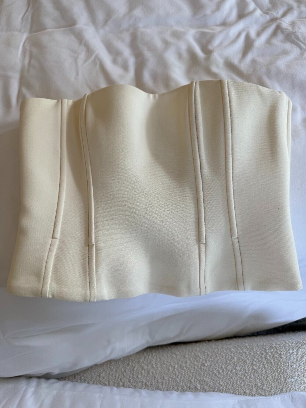 Acler ivory bustier, Sz 4